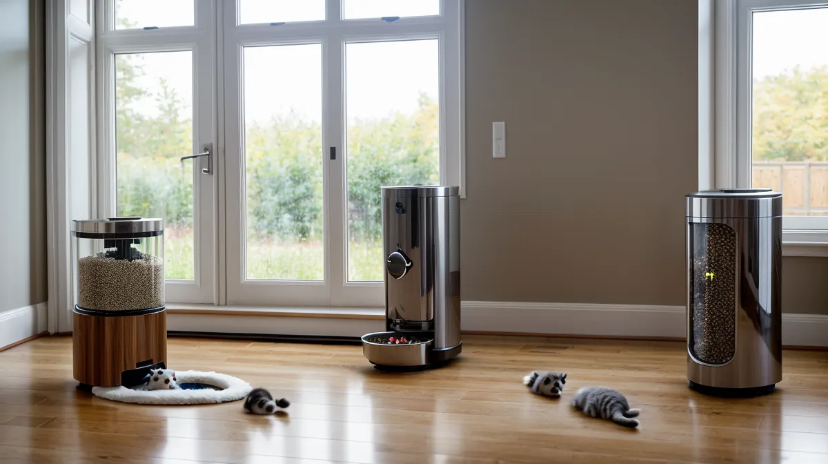 Setting Up an Automatic Feeder for Two Cats With a Divider